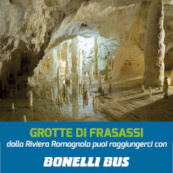 Raggiungi le Grotte di Frasassi dalla Riviera Romagnola con i bus Bonelli