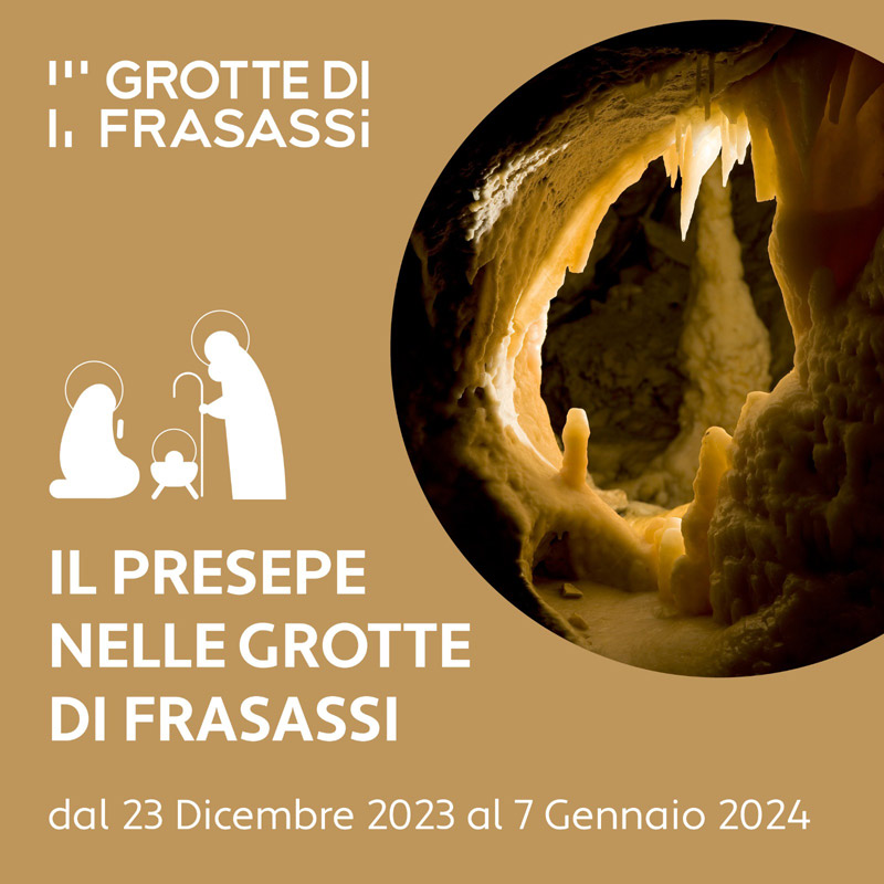 Il presepe nelle grotte di Frasassi dal 23 dicembre 2023 al 7 gennaio 2024