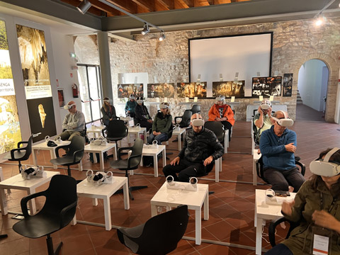 Laboratorio Realtà Virtuale in funzione
